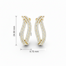 Load image into Gallery viewer, Crystal Pavé Ear-Cuff