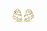 Geometric Open-Triangle Six Stone Stone Diamond
