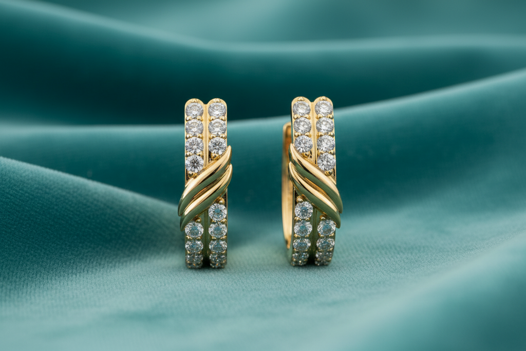 Modern Twist Double Row Spiral Opulence Diamond