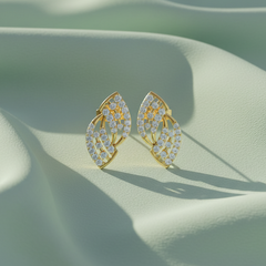 Sculpted Leaf Diamond Nature-Inspired Setting