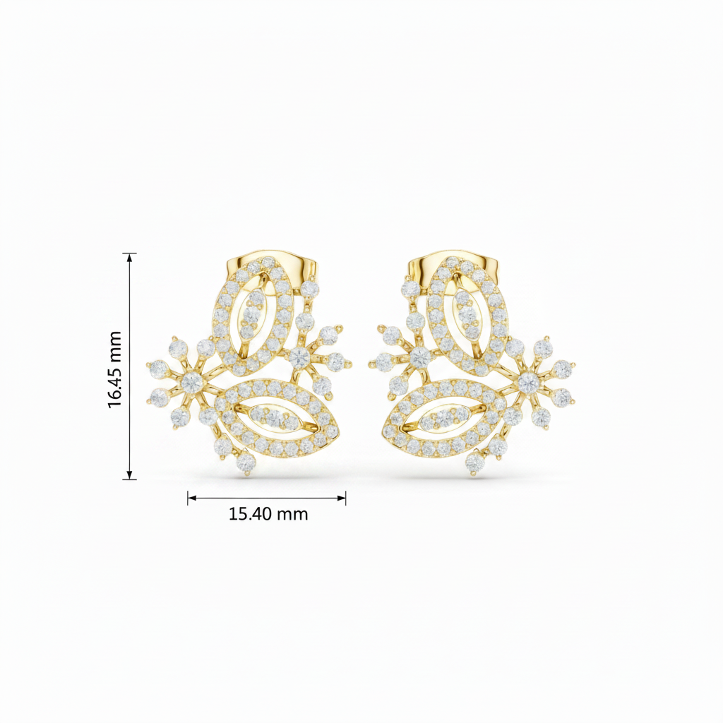 Floral Cluster Diamond
