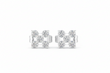Geometric Floral Five Stone Diamond