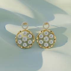 Architectural Flower Diamond Full Geometric Design