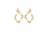 Flowing Diamond Wave Sculptural Sweep