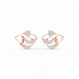 Modern Art Deco Leaf Diamond