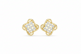 Diamond Quad Cluster Geometric Square Design