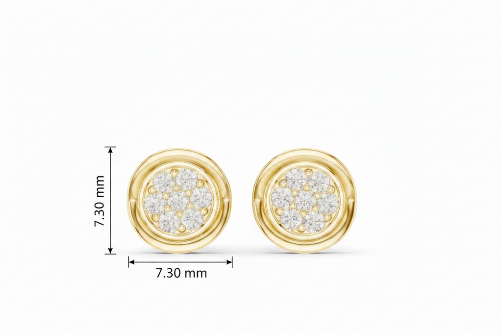 Round Diamond Cluster