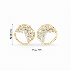 Diamond Waterfall Cluster Cascading Wave Design