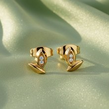 Load image into Gallery viewer, Delicate Willow Silhouette Leaf Design Diamond
