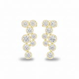 Flowing Diamond Cluster Drop Cascading Brilliance
