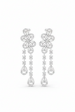 Tiered Floral Teardrop Opulent Statement Diamond