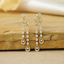 Load image into Gallery viewer, Tiered Floral Teardrop Opulent Statement Diamond