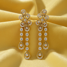 Load image into Gallery viewer, Tiered Floral Teardrop Opulent Statement Diamond