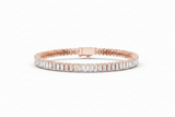 Precision-Aligned Baguette Set Diamond
