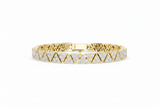 Tessellated Triangle Link Diamond Set