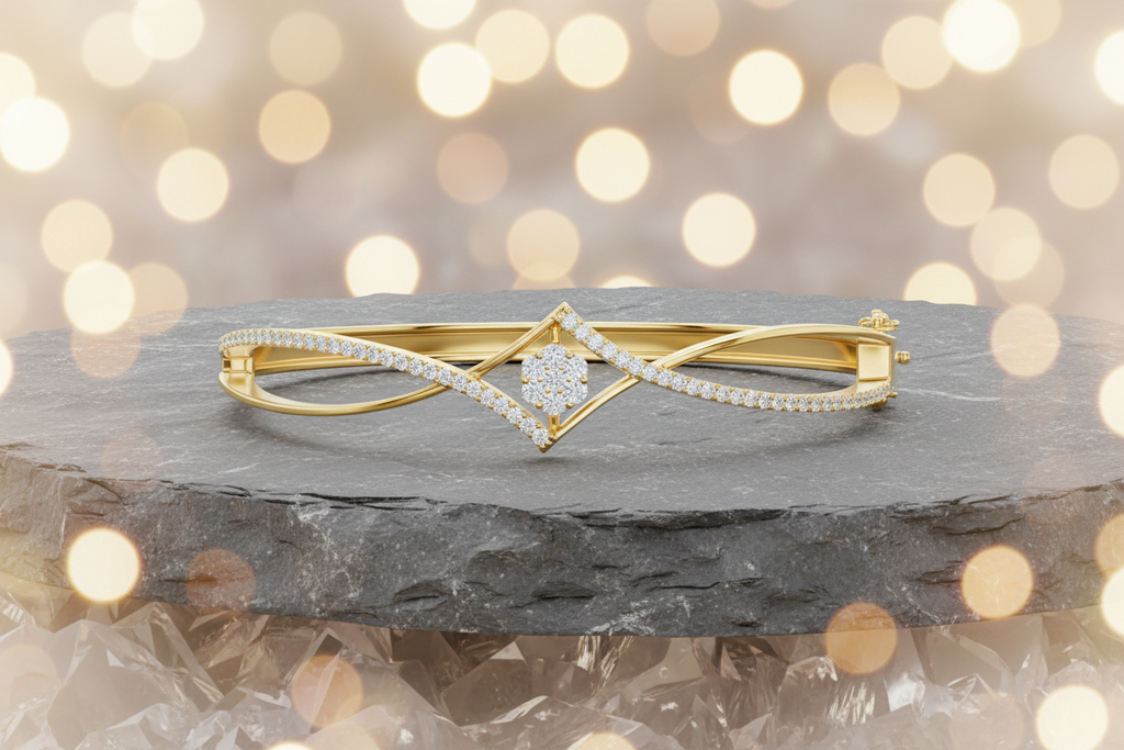 Angular Infinity Endless Facet Couture Diamond