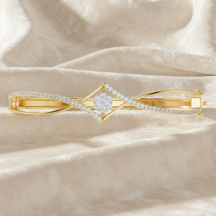 Angular Infinity Endless Facet Couture Diamond
