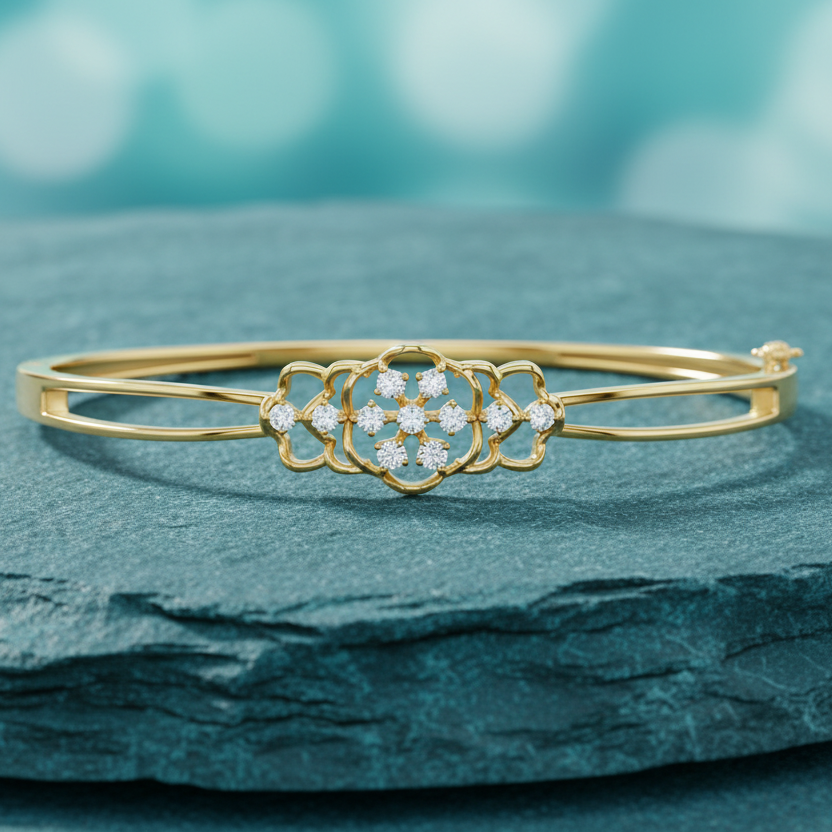 Snowflake Filigree Delicate Opulence Diamond