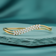 Load image into Gallery viewer, Double-Row Wave Crystal Lace Glow Diamond