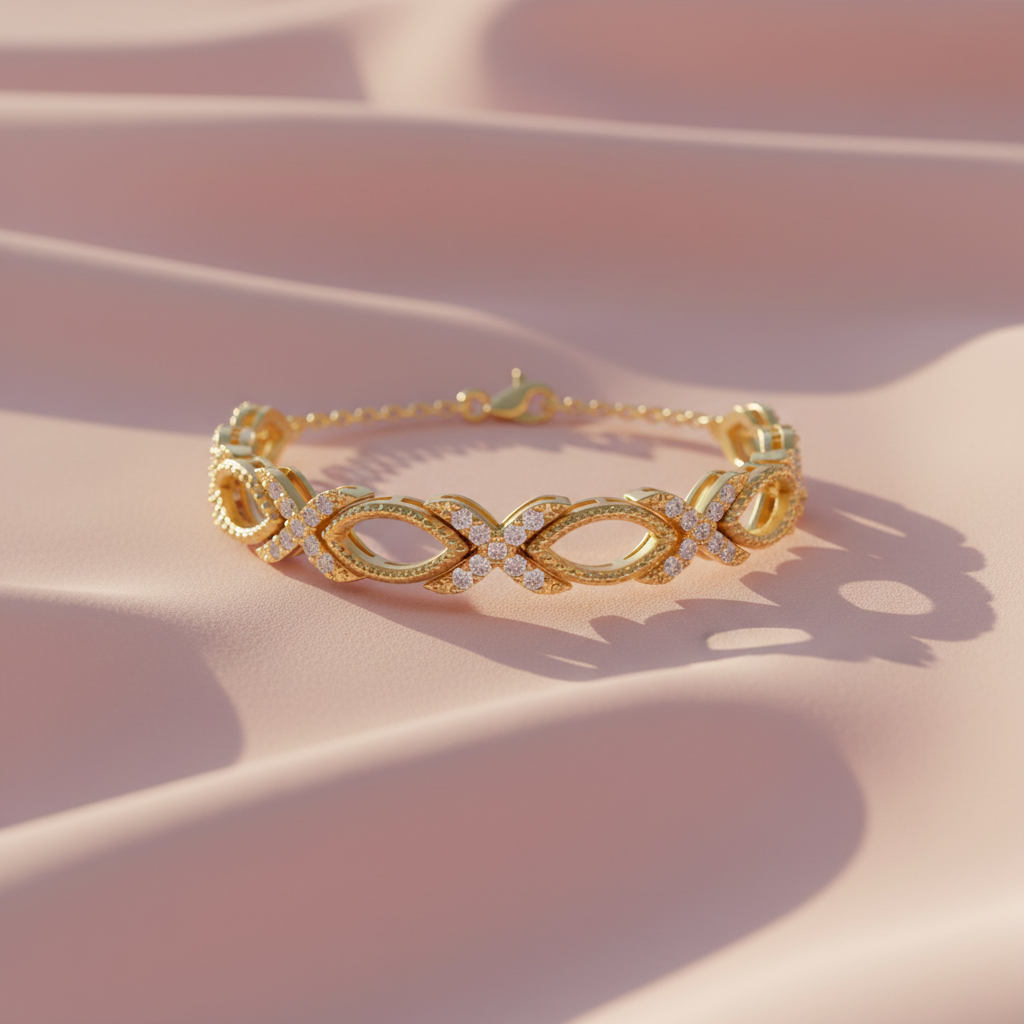 Gilded XO Sparkling Embrace Diamond