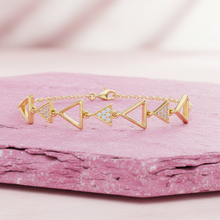 Load image into Gallery viewer, Triangle Angular Link Constellation Diamond