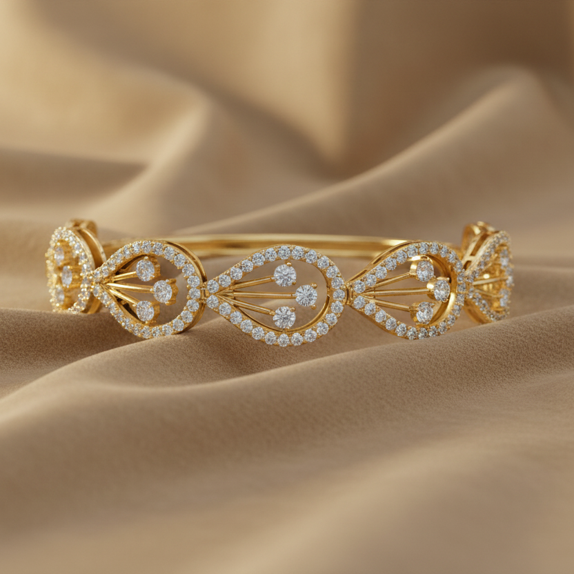 Radiant Teardrop Medallion Diamond