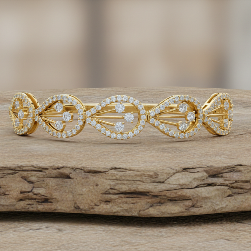 Radiant Teardrop Medallion Diamond