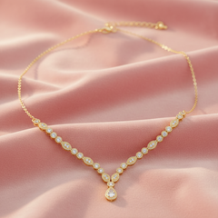 Victorian V-Drop Openwork Luminary Diamond