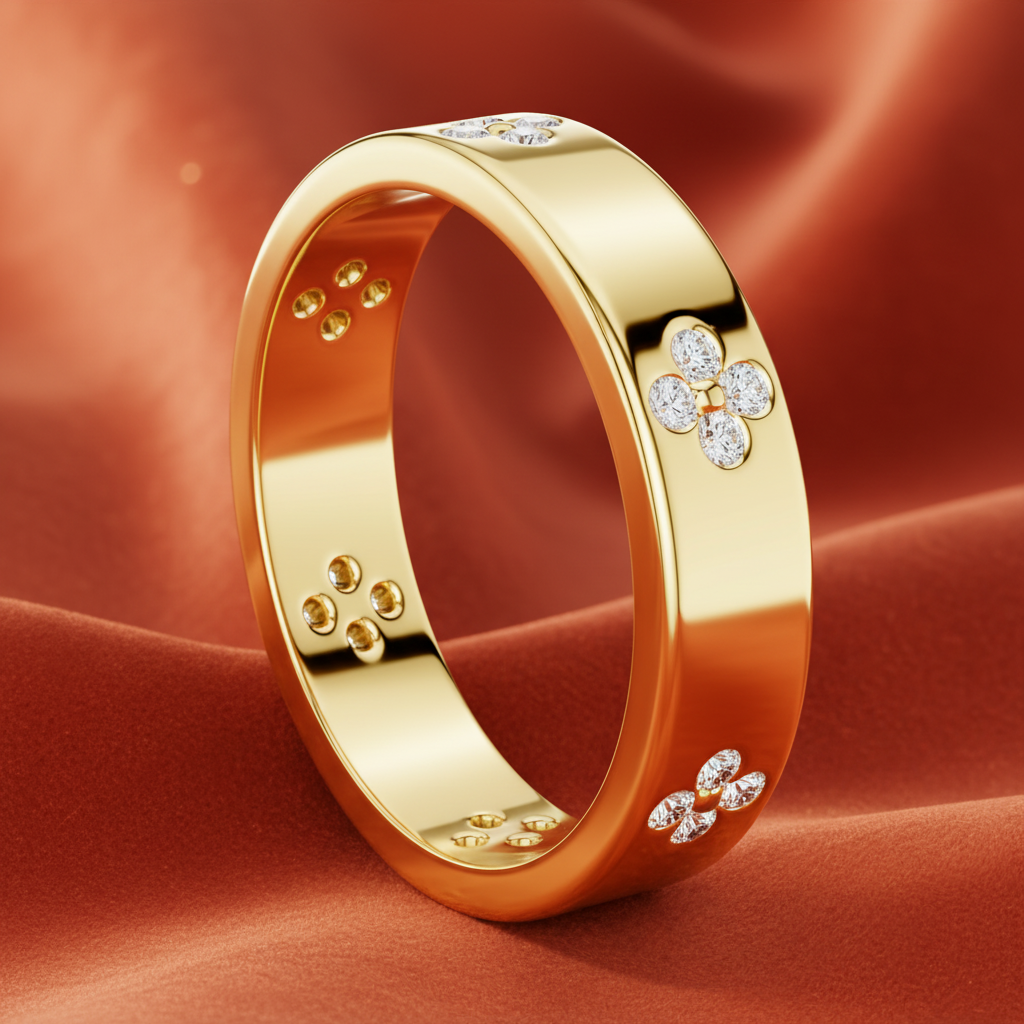 Geometric Flora Interval Diamond