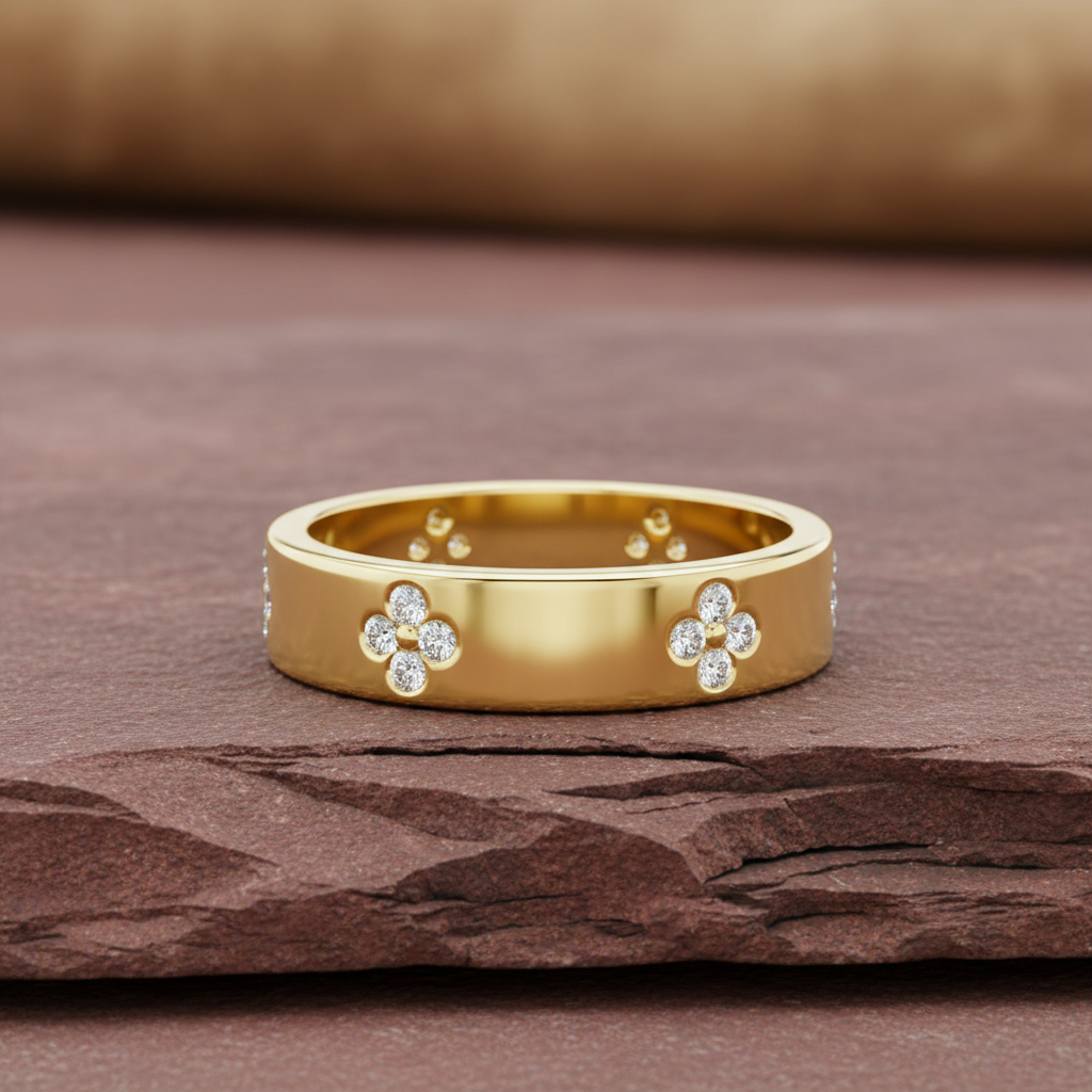 Geometric Flora Interval Diamond