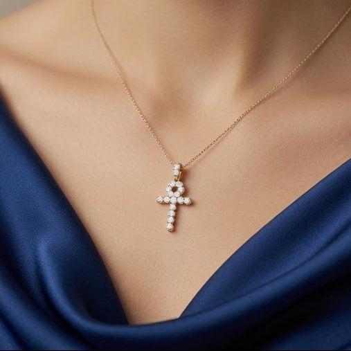 Egyptian Life Symbol Diamond Shimmer