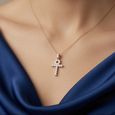 Egyptian Life Symbol Diamond Shimmer