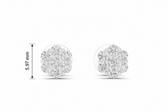 Seven Stone Flower Shape Diamond