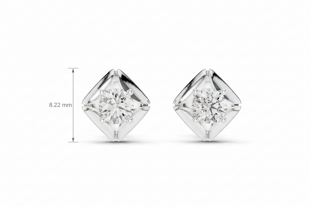 Structured Square Diamond Grandeur