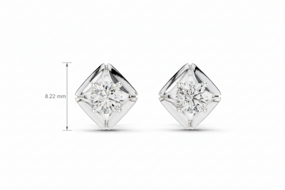Structured Square Diamond Grandeur