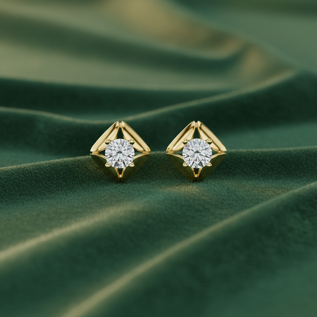 Structured Square Diamond Grandeur