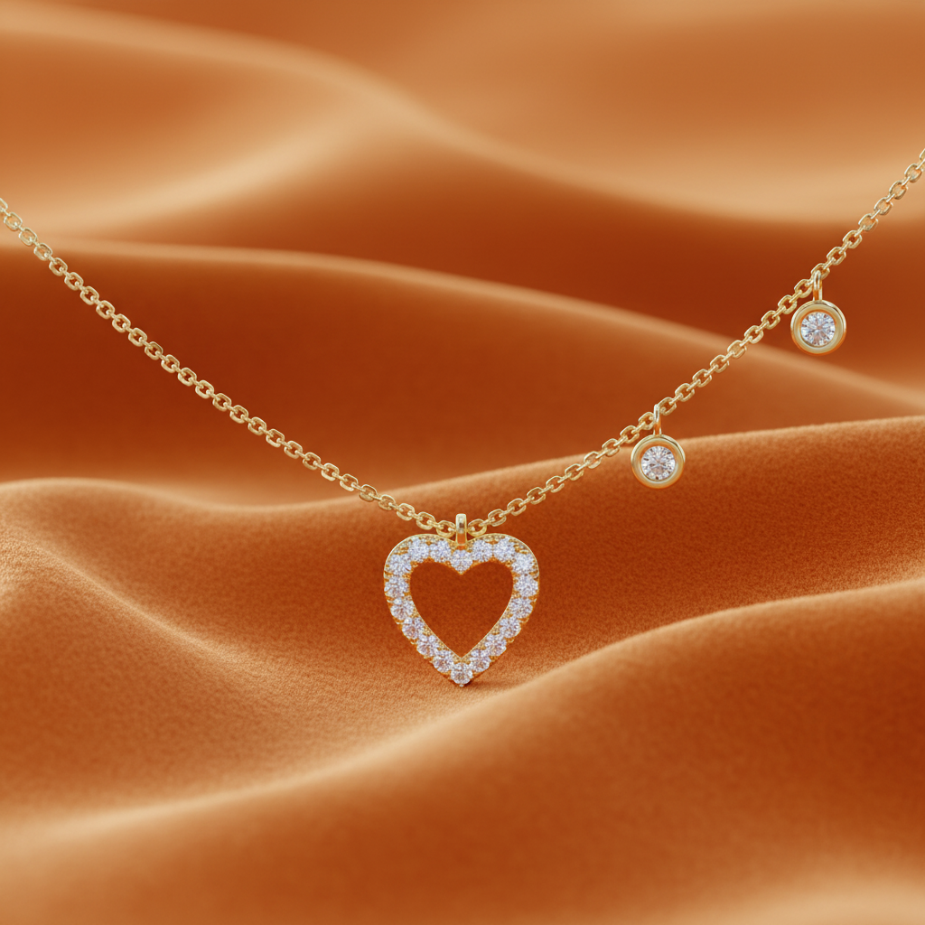 Heart Charm Diamond Celestial