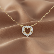 Load image into Gallery viewer, Sunburst Rays Heart Diamond Radiance