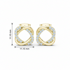 Infinity Inner Twist Gold And Diamond