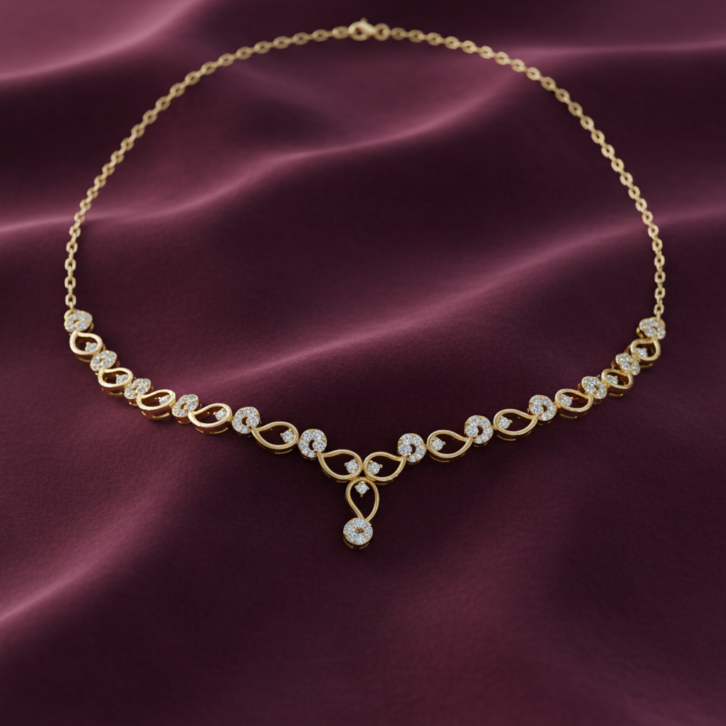 Curvilinear Cascade Structured  Liner Link Diamond