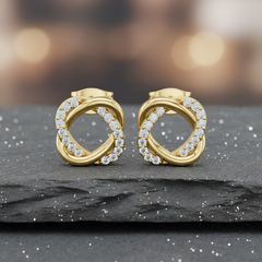 Infinity Inner Twist Gold And Diamond