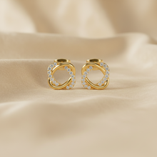Load image into Gallery viewer, Infinity Inner Twist Gold And Diamond