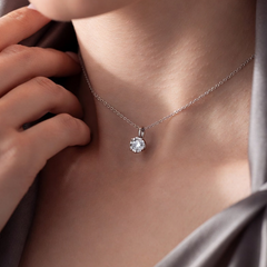 0.75 ctw One Stone Round Lab Grown Diamond