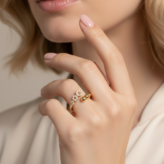 Radiant Sunburst Blooming Celestial Halo Natural Diamond