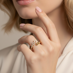 Radiant Sunburst Blooming Celestial Halo Natural Diamond