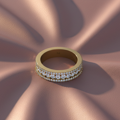 Continuous Radiant Brilliant Encrusted Dense Coverage Eternity