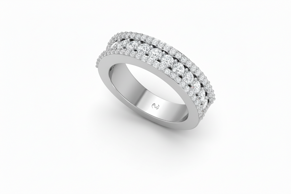 Continuous Radiant Brilliant Encrusted Dense Coverage Eternity