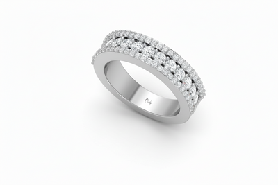 Continuous Radiant Brilliant Encrusted Dense Coverage Eternity