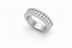 Continuous Radiant Brilliant Encrusted Dense Coverage Eternity