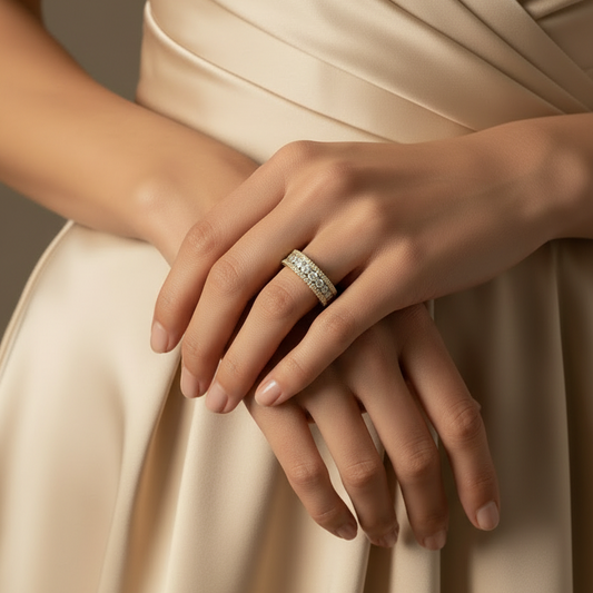 Continuous Radiant Brilliant Encrusted Dense Coverage Eternity